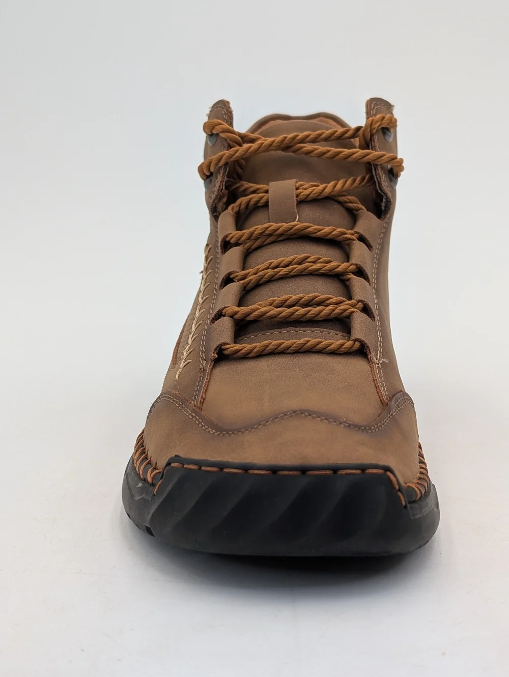 Salkin Genuine Leather High-Top Boots Sz Men 9|Women 10.5 Rope-Lace Comfort Sole